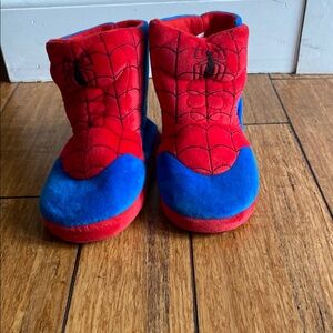 Red and Blue Spider-Man Slippers
